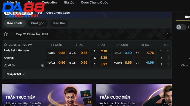 Chia sẻ những mẹo đọc kèo nhà cái DA88