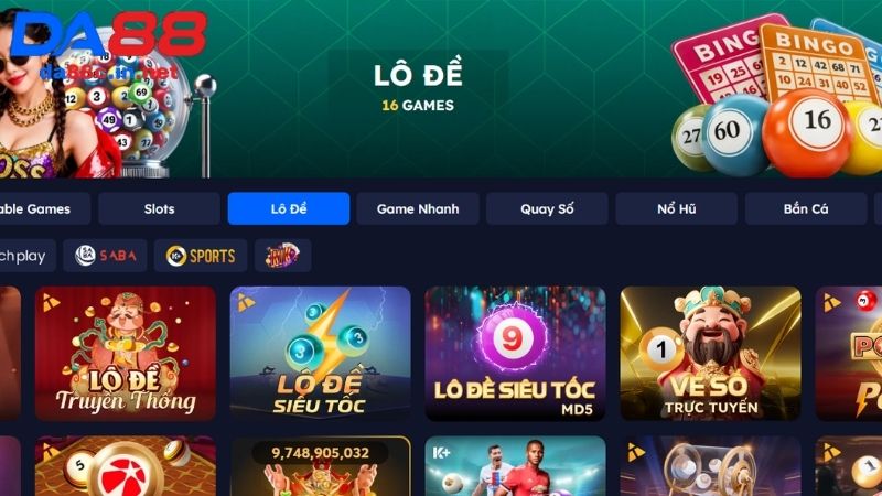 Đôi nét về sân chơi Lô đề DA88 