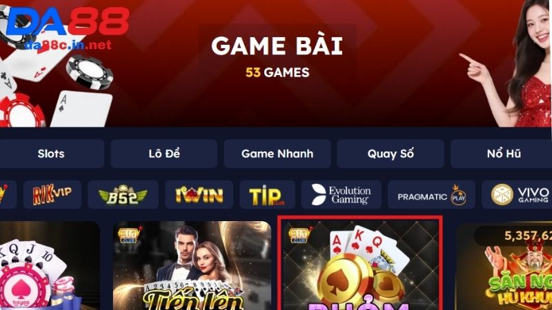 Giới thiệu game bài Phỏm 9 cây trên DA88